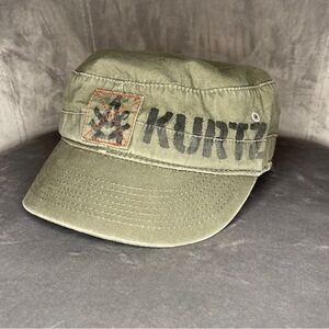 A. KURTZ Military Style Cap in Army Green
